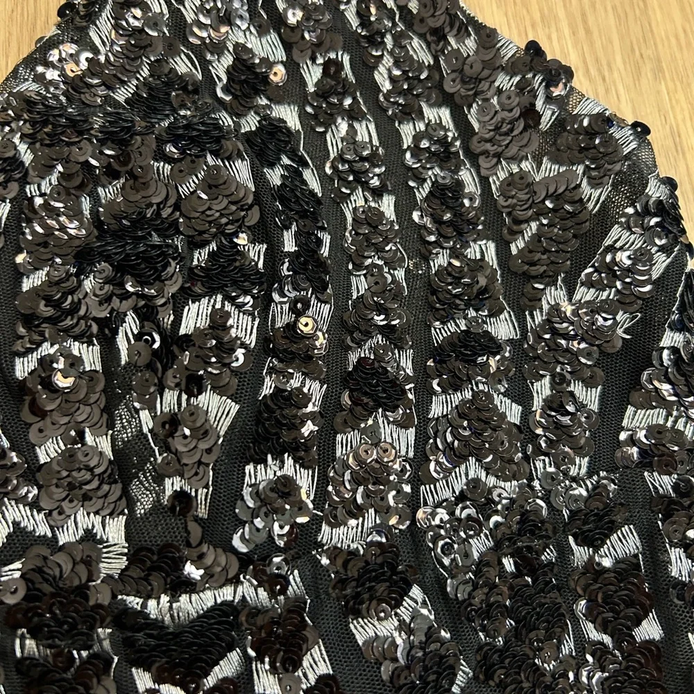 Free People Intimately Sequin Crop Top M
